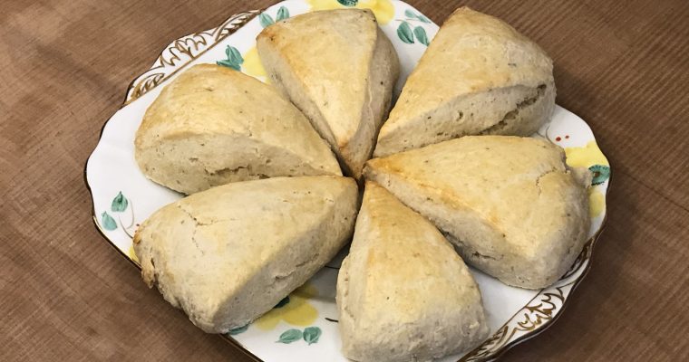 cardamom Scones on a plate